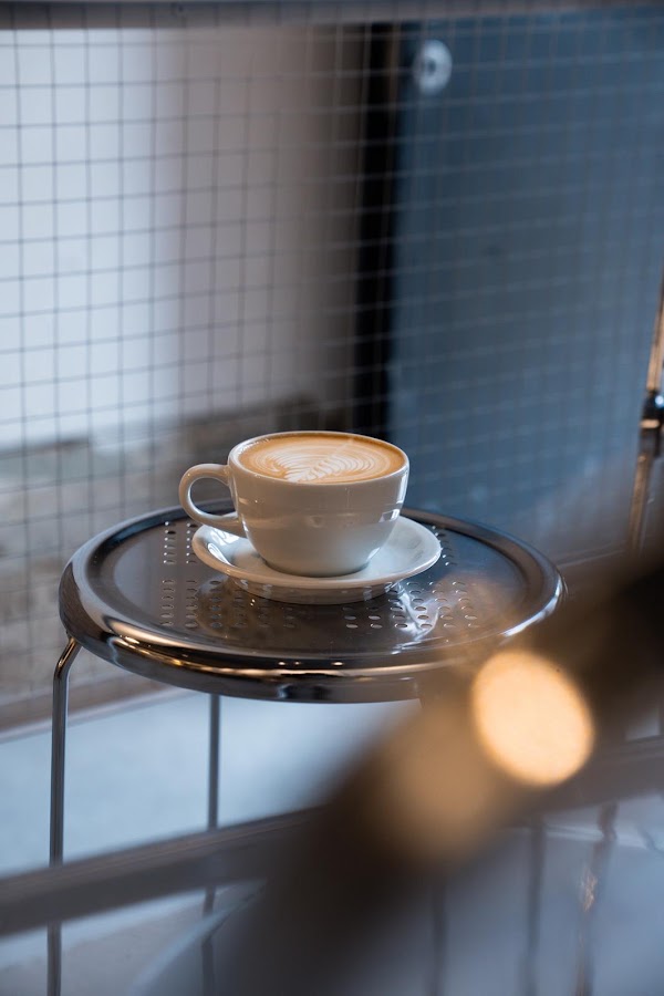 Latte art preparado en Templo